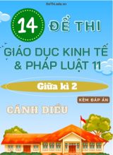 Tuyển tập 14 Đề thi GDKT&PL Lớp 11 (Cánh Diều) giữa học kì 2 (Kèm đáp án)